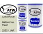 Preview: Land-Rover, Baltoro Ice Pearl, 2202 / JAR: 500ml Lackdose + 500ml Klarlack + 250ml Härter - Set, von ATW Autoteile West.